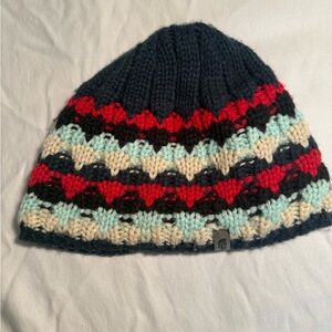 Colorful Knit Northface Womens Beanie
